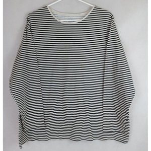 Croft & Barrow Classic Tee Long Sleeve Striped Shirt Plus Size 2XL